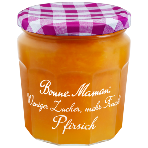 Pfirsich Weniger Zucker, Mehr Frucht 335g - Bonne Maman DE - 1