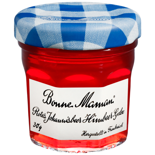 Rotes Johannisbeer-Himbeer-Gelee 15 x 30g - Bonne Maman DE - 1