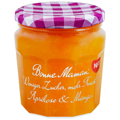 Aprikose-Mango Weniger Zucker, Mehr Frucht 335g - Bonne Maman DE - 1